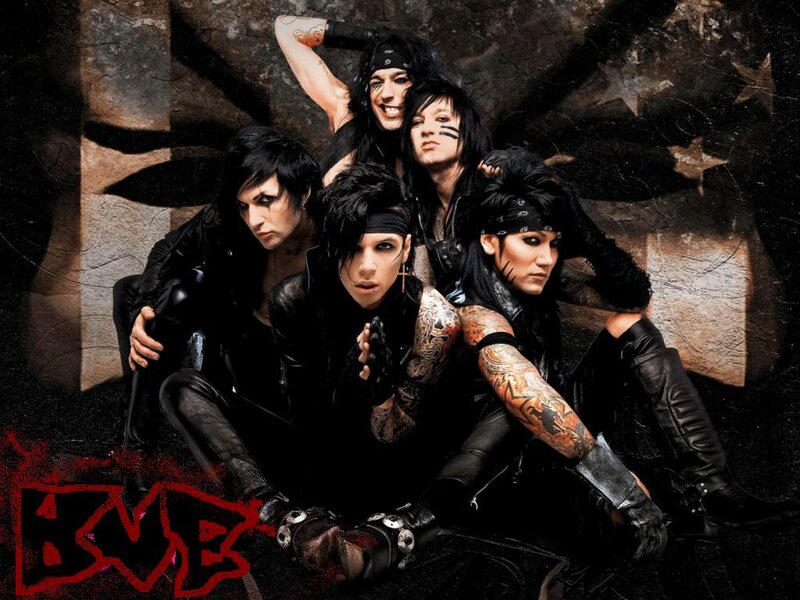 Band Members Posing — Black, Dark, Photograph, Tattoos, Black Clothing