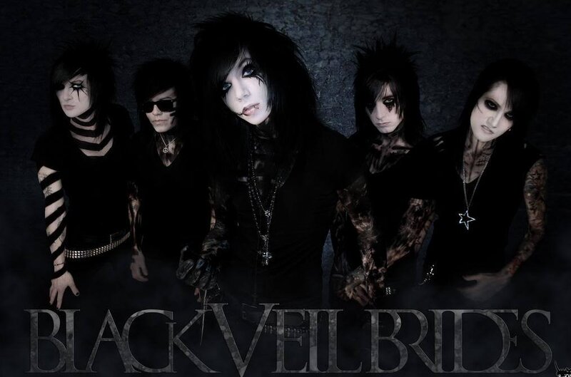 Band Members Posing — Black, Dark, Photograph, Tattoos