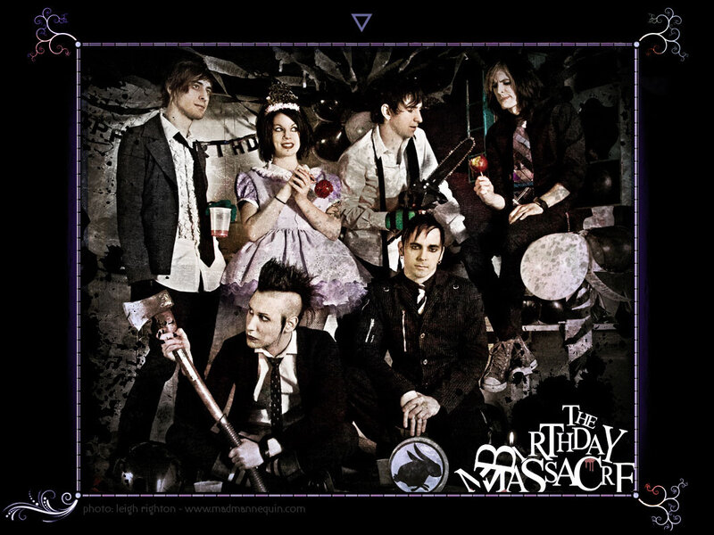 Band Members Posing — Black, Dark, Photograph
