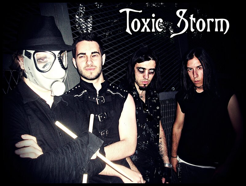Band Members Posing — Black, Dark