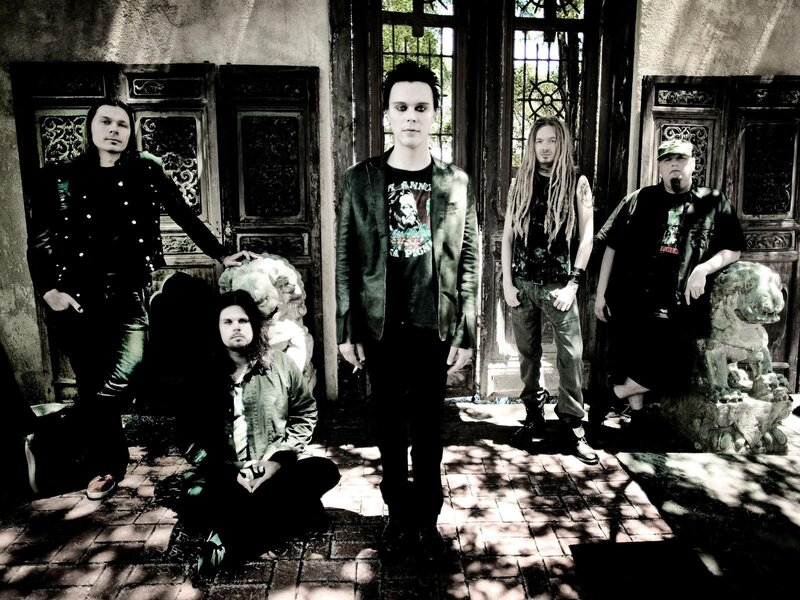 Band Members Posing — Black, Dramatic, Afternoon