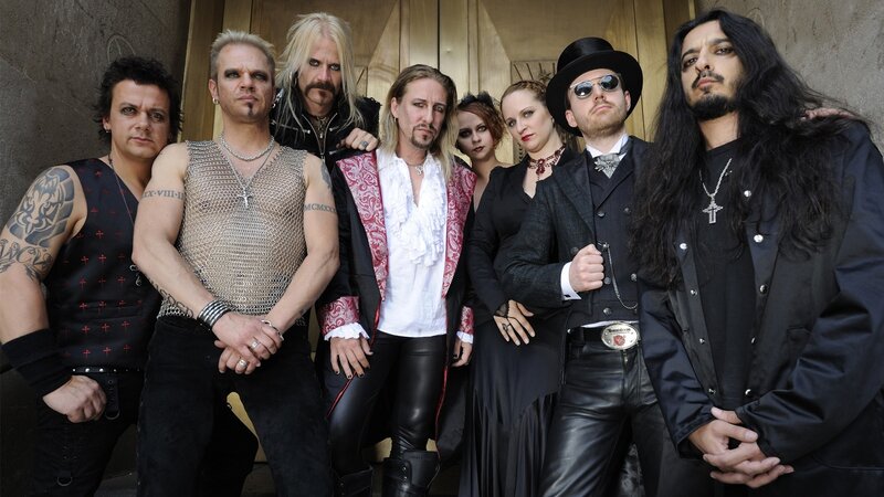Band Members Posing — Black, Dramatic, Photograph, Chainmail Vest