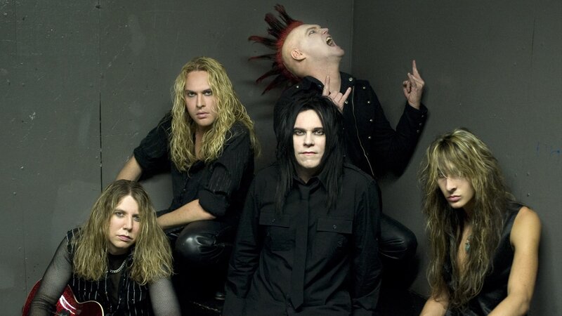 Band Members Posing — Black, Dramatic, Photograph, Mohawk