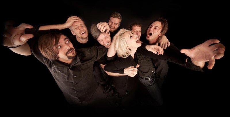 Band Members Posing — Black, Dramatic, Photograph, People
