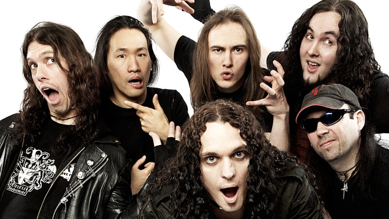 Band Members Posing — Black, Energetic