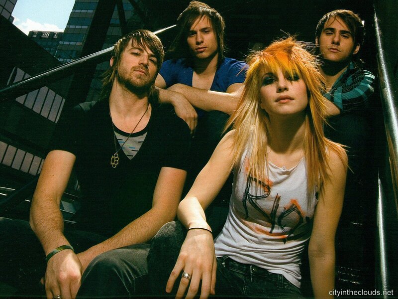 Band Members Posing — Black, Serious, Afternoon