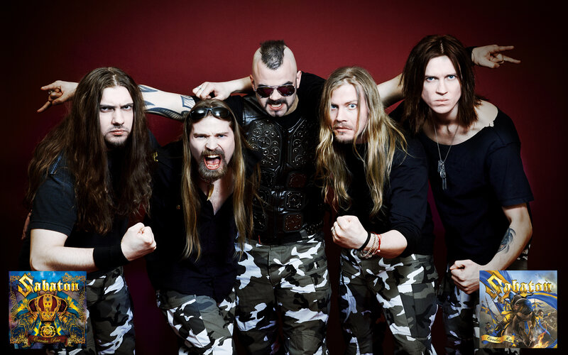 Band Members Posing — Red, Aggressive, Photograph