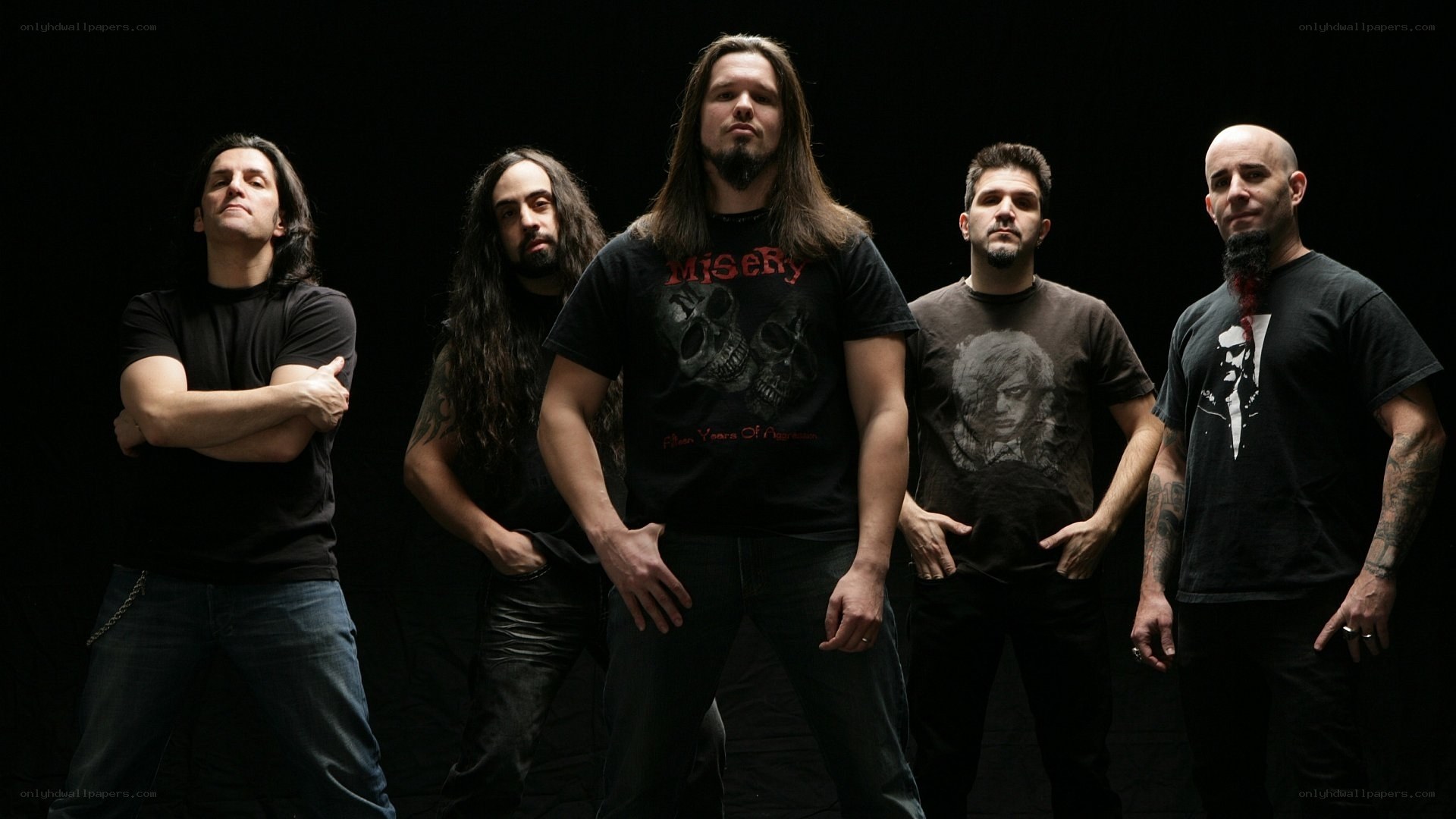 band members posing together