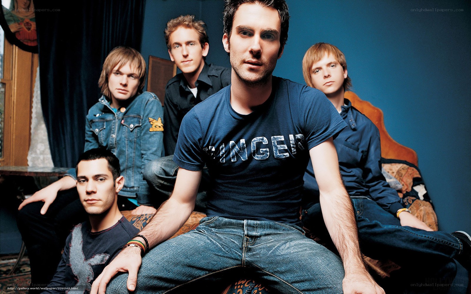 band members posing together