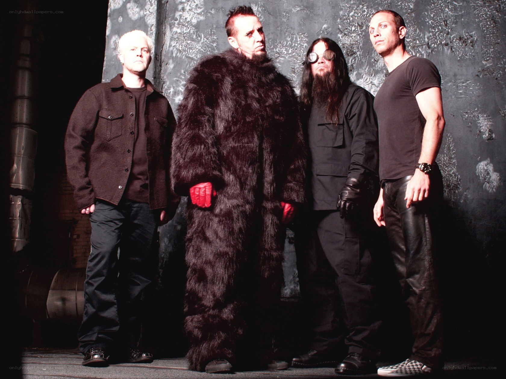 band members posing together