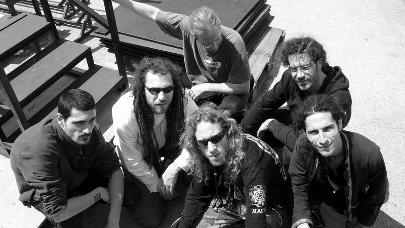 Band Members Posing Together — Black, Casual