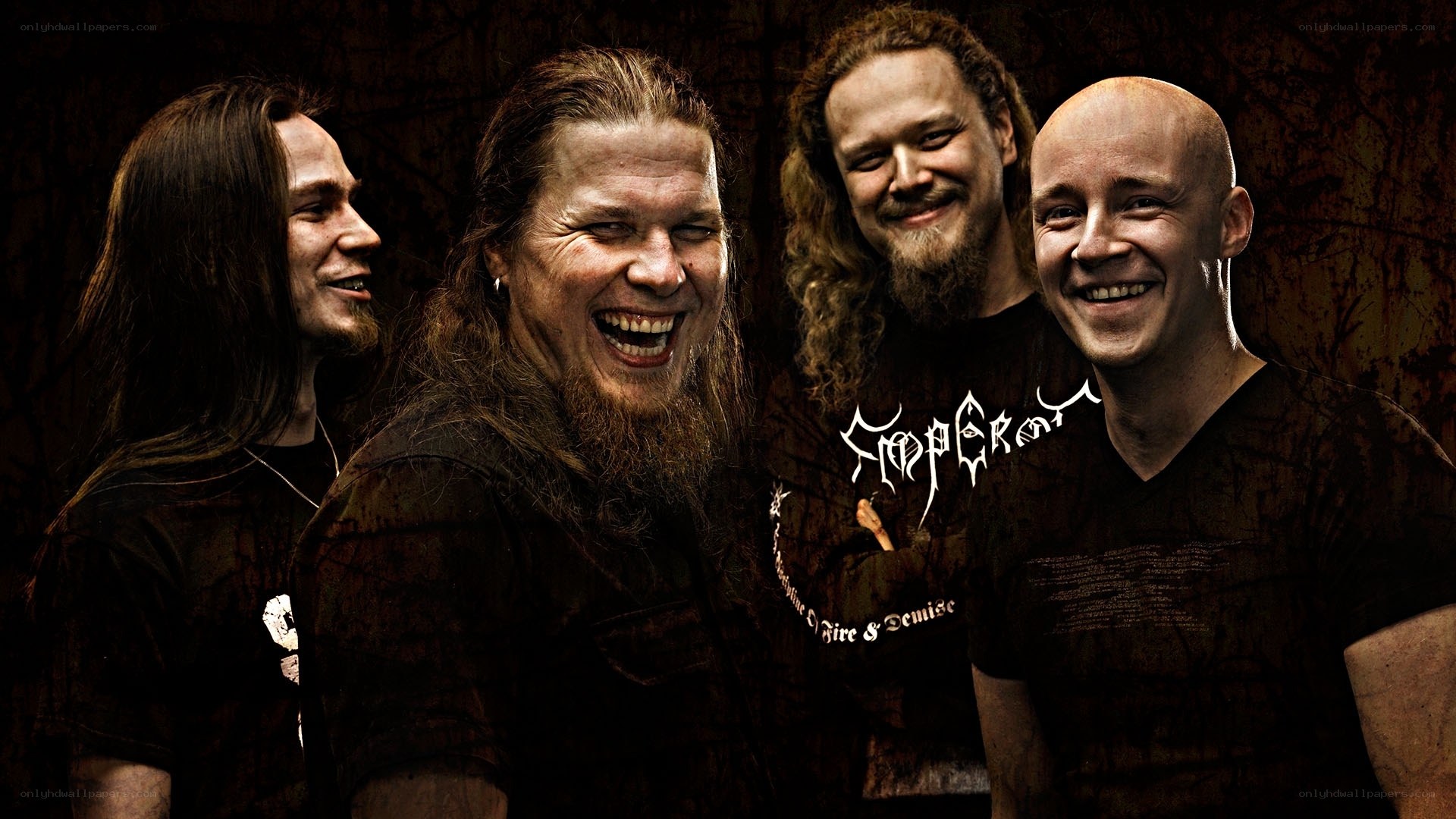 band members smiling together