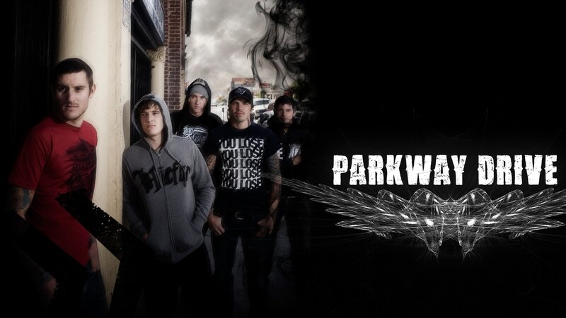 Band Members Standing — Black, Dark, Night