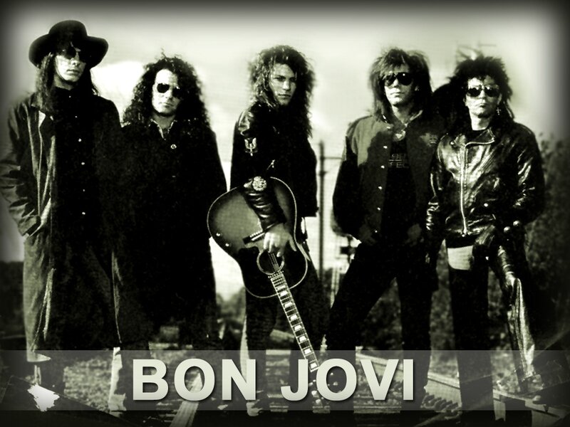 Band Members Standing — Black, Dramatic, Photograph, Guitar