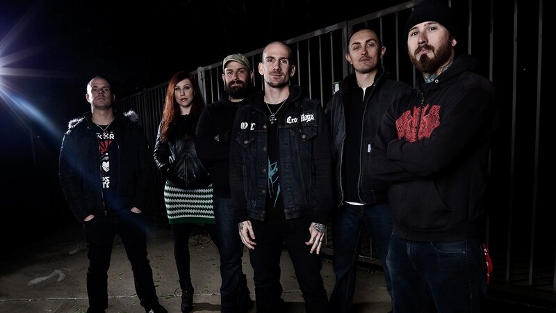 band members standing together