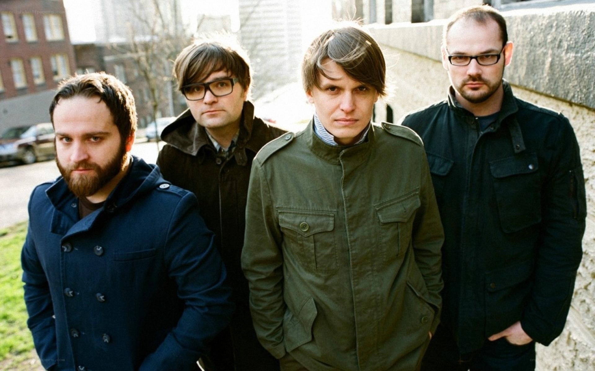 band members standing together