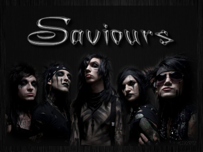 Band Members with Makeup — Black
