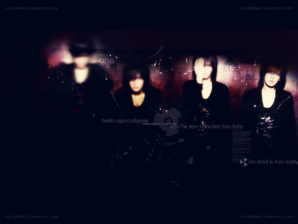 band members with text overlay