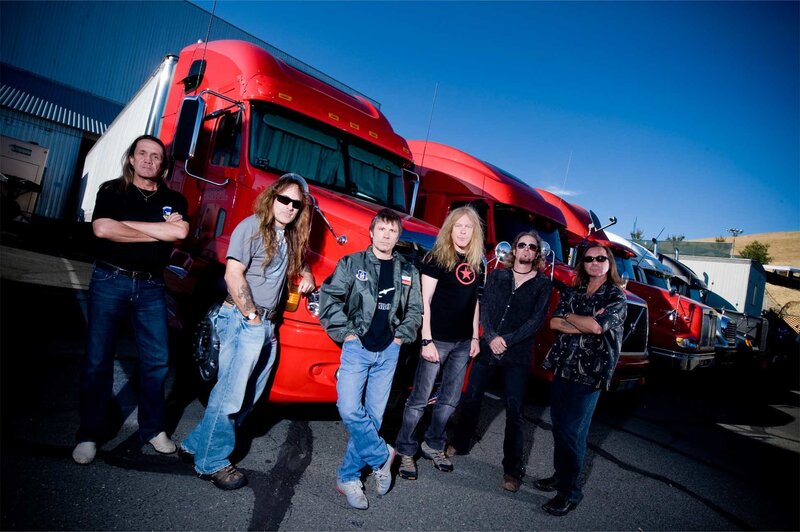 Band Members with Trucks
