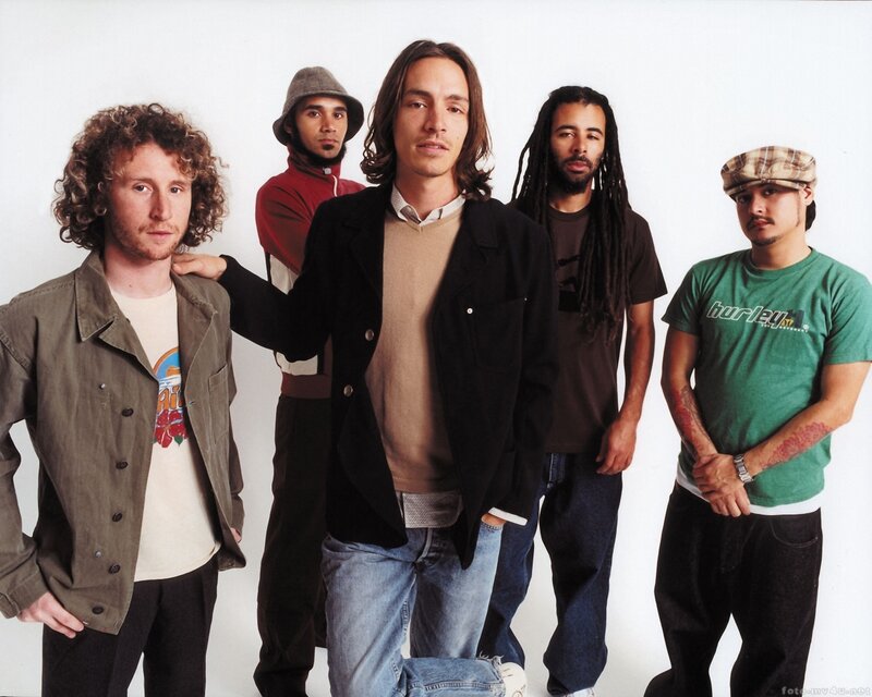 band of five men