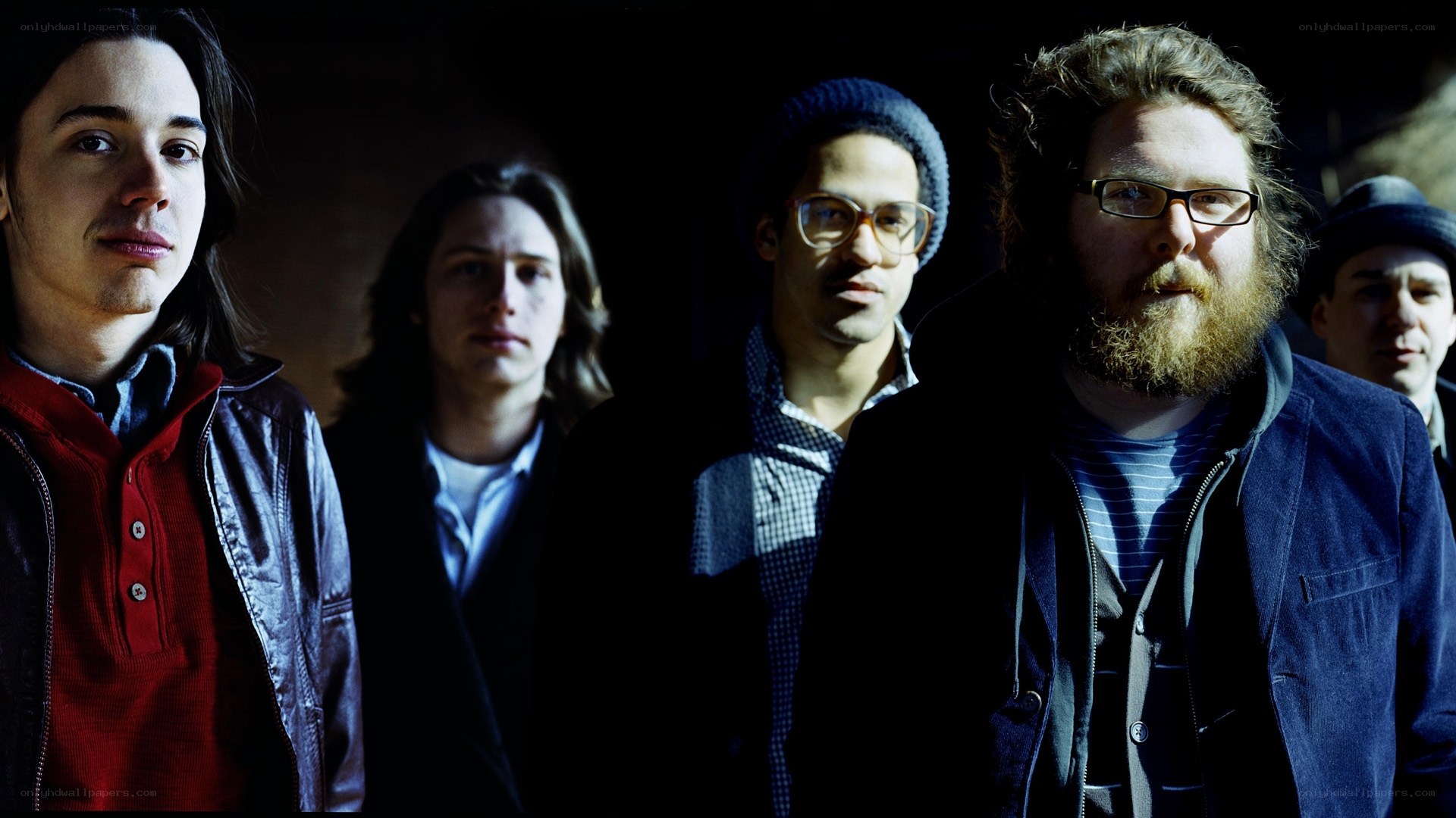 band of five men