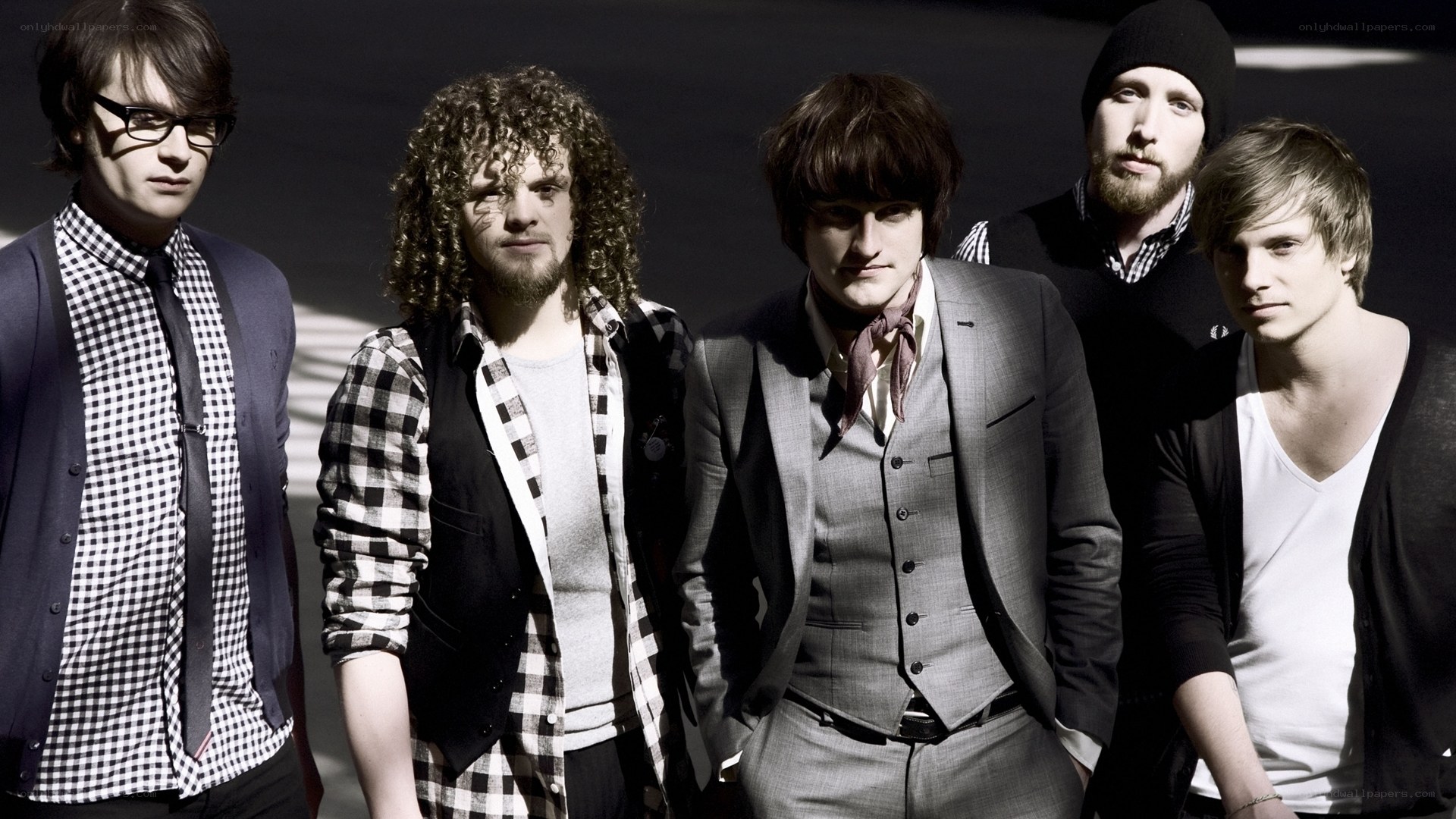 band of five men