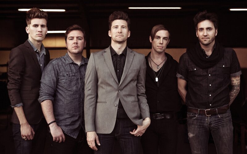 band of five men