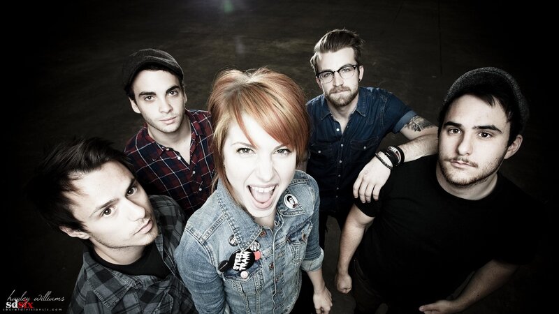 band of five people