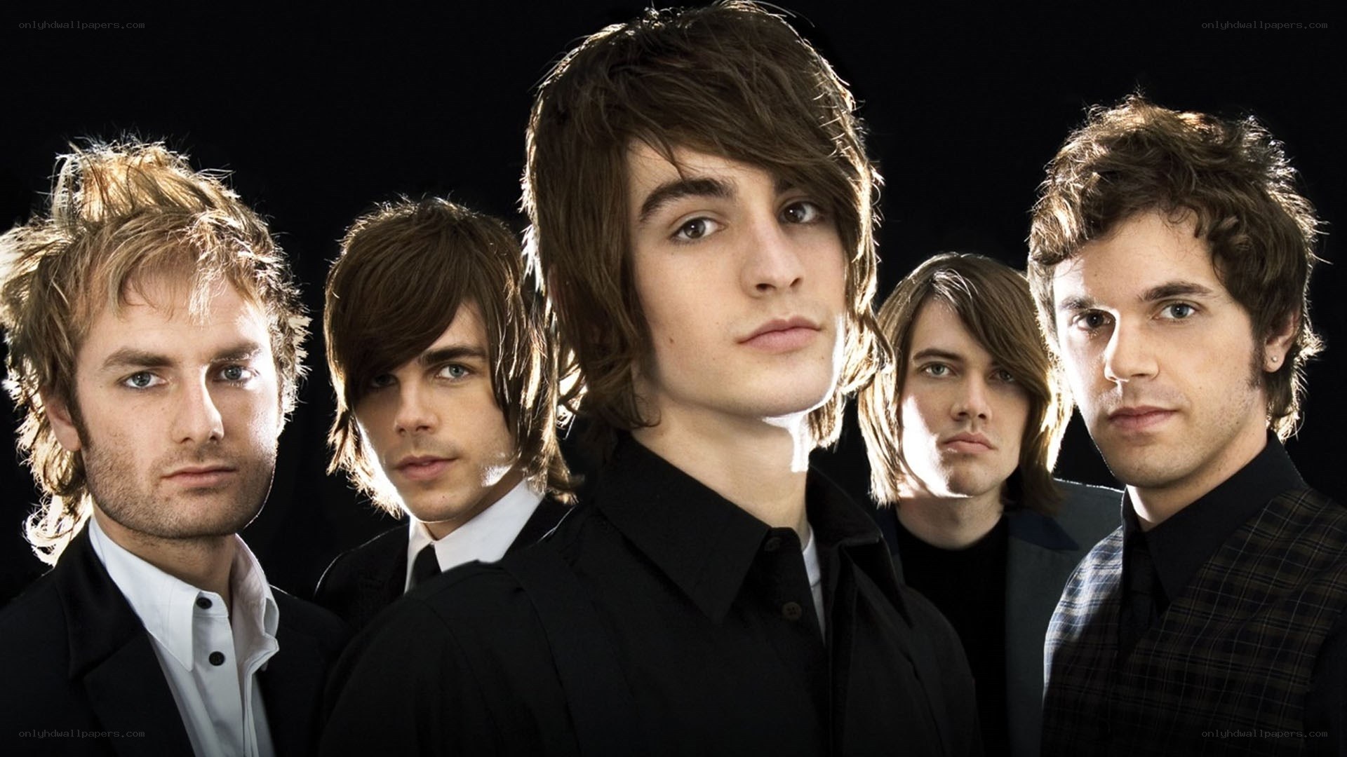 band of five young men