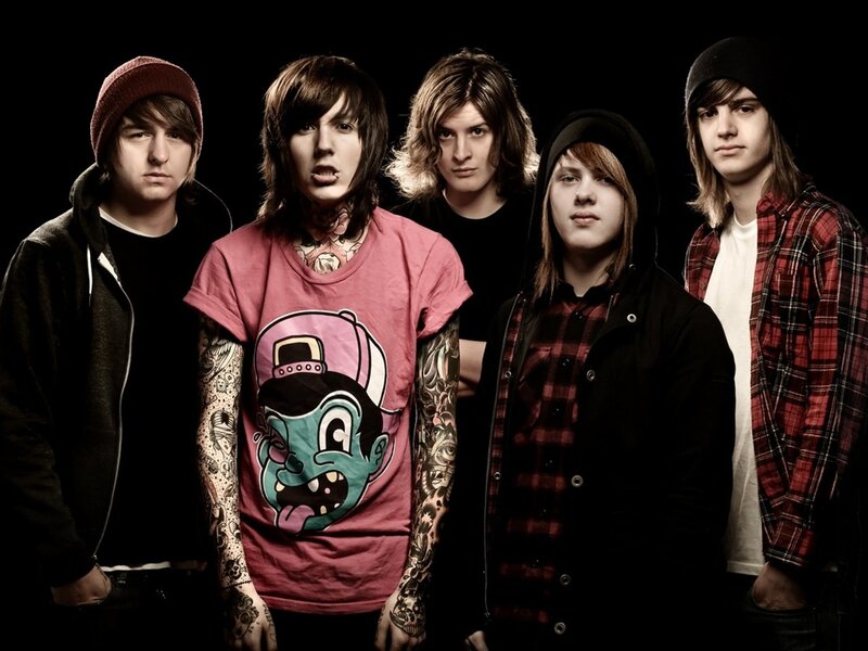 band of five young men