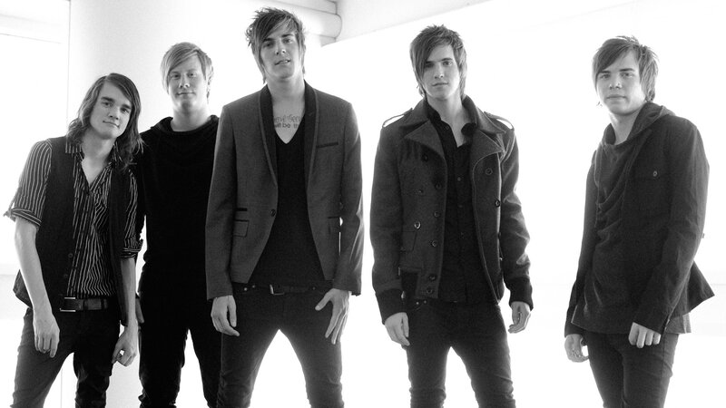 band of five young men