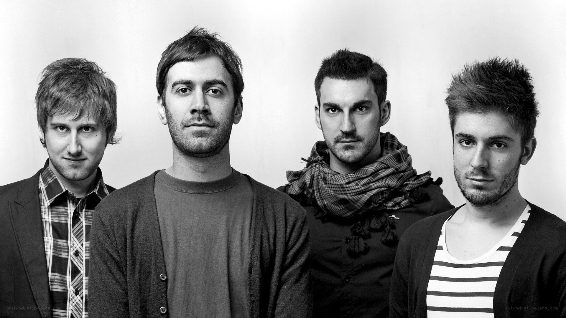 band of four men