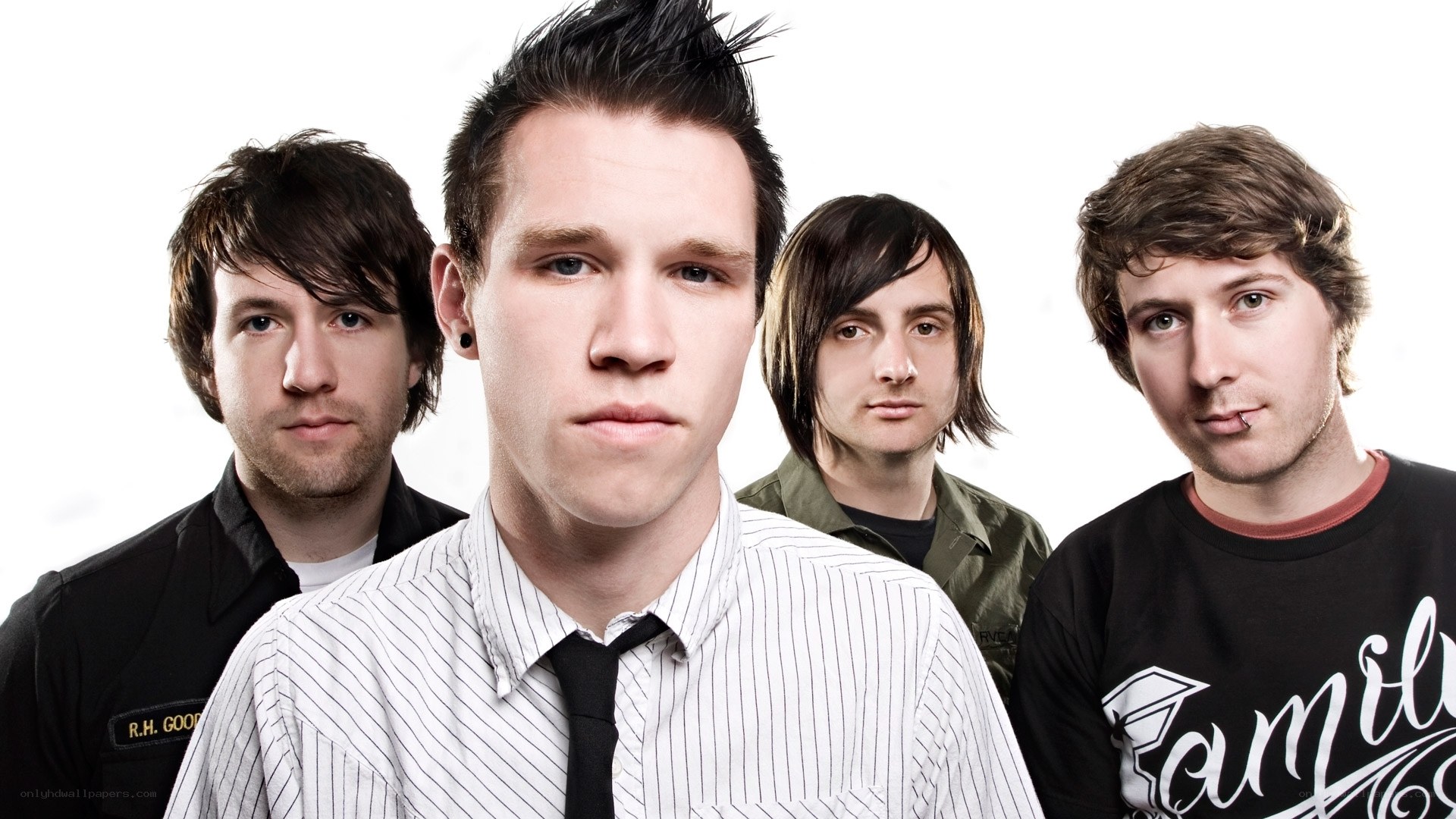 band of four young men