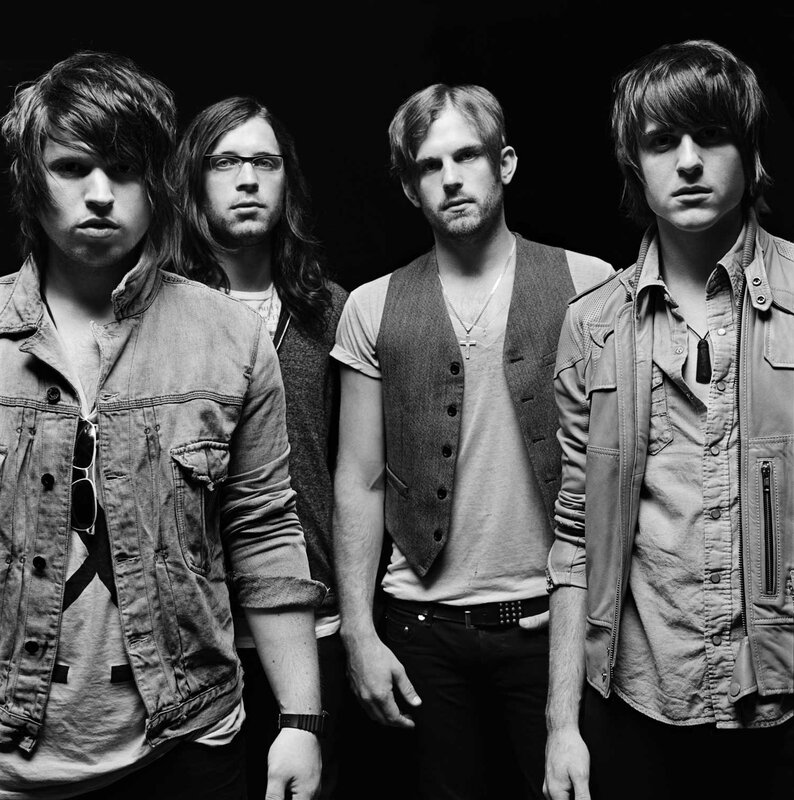 band of four young men