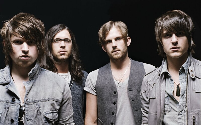band of four young men