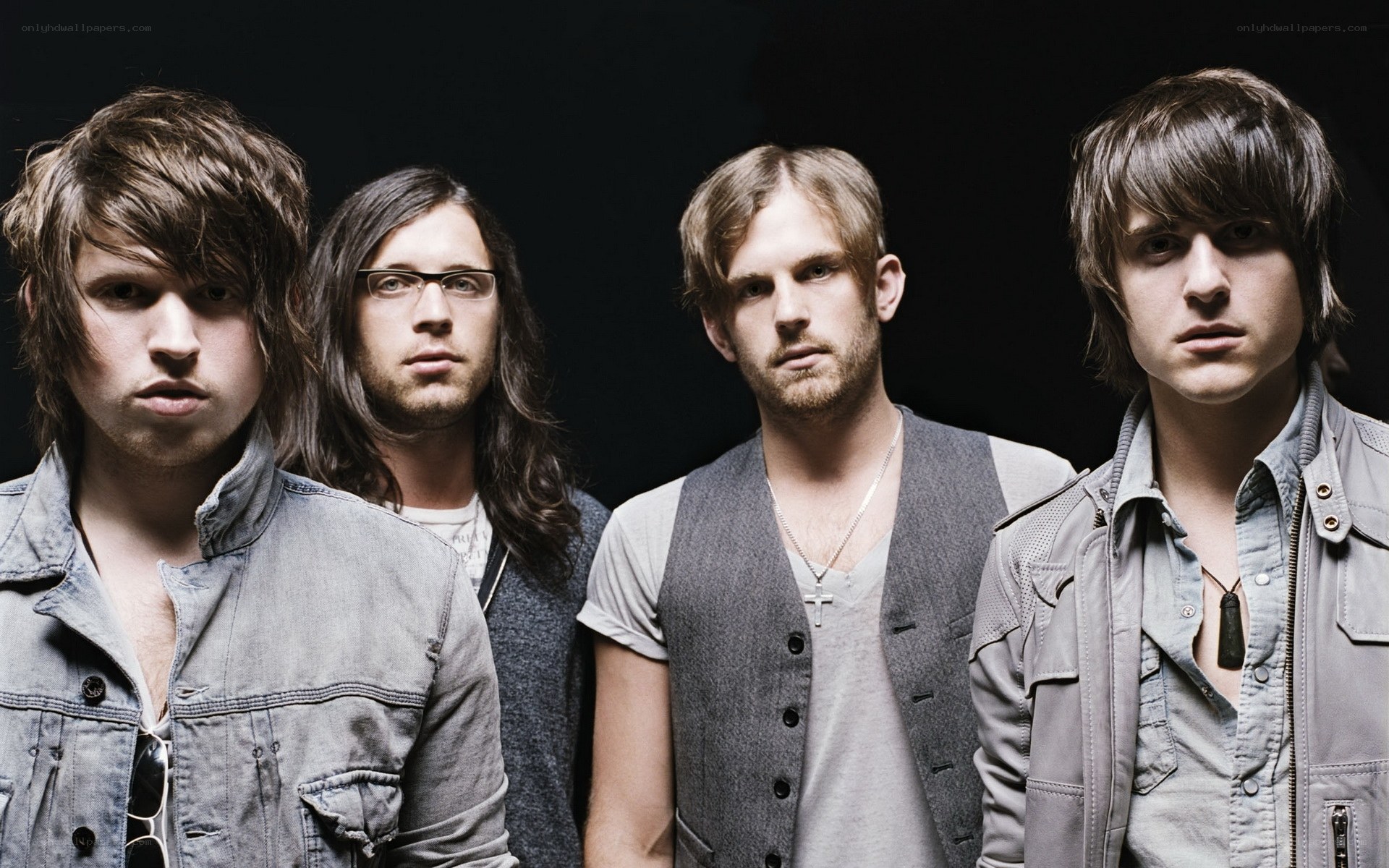 band of four young men