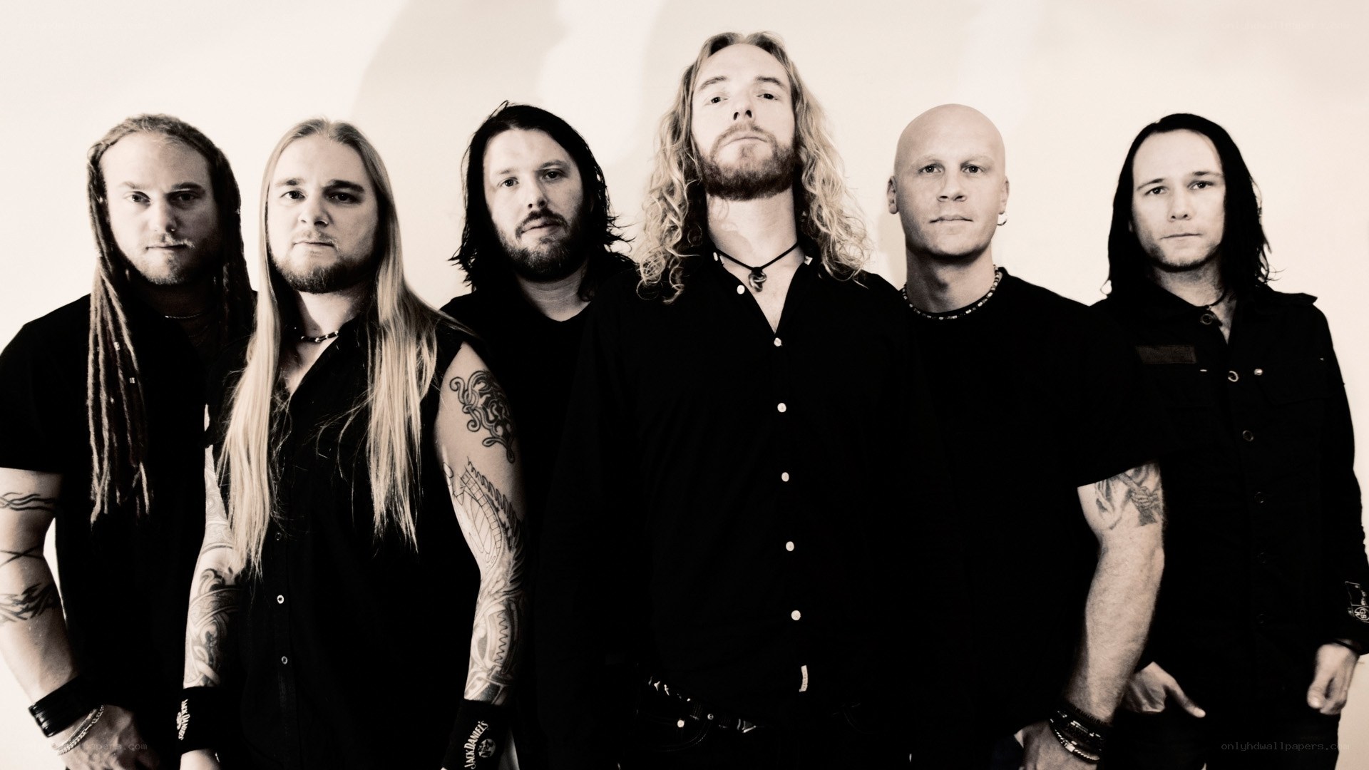 band of musicians in black