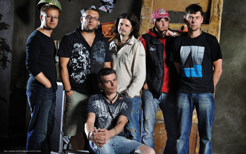 band of six men