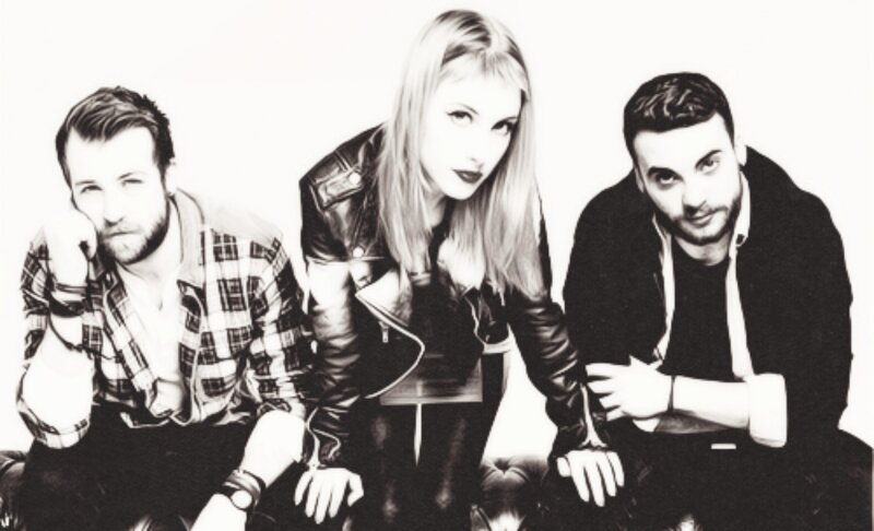 band of three people