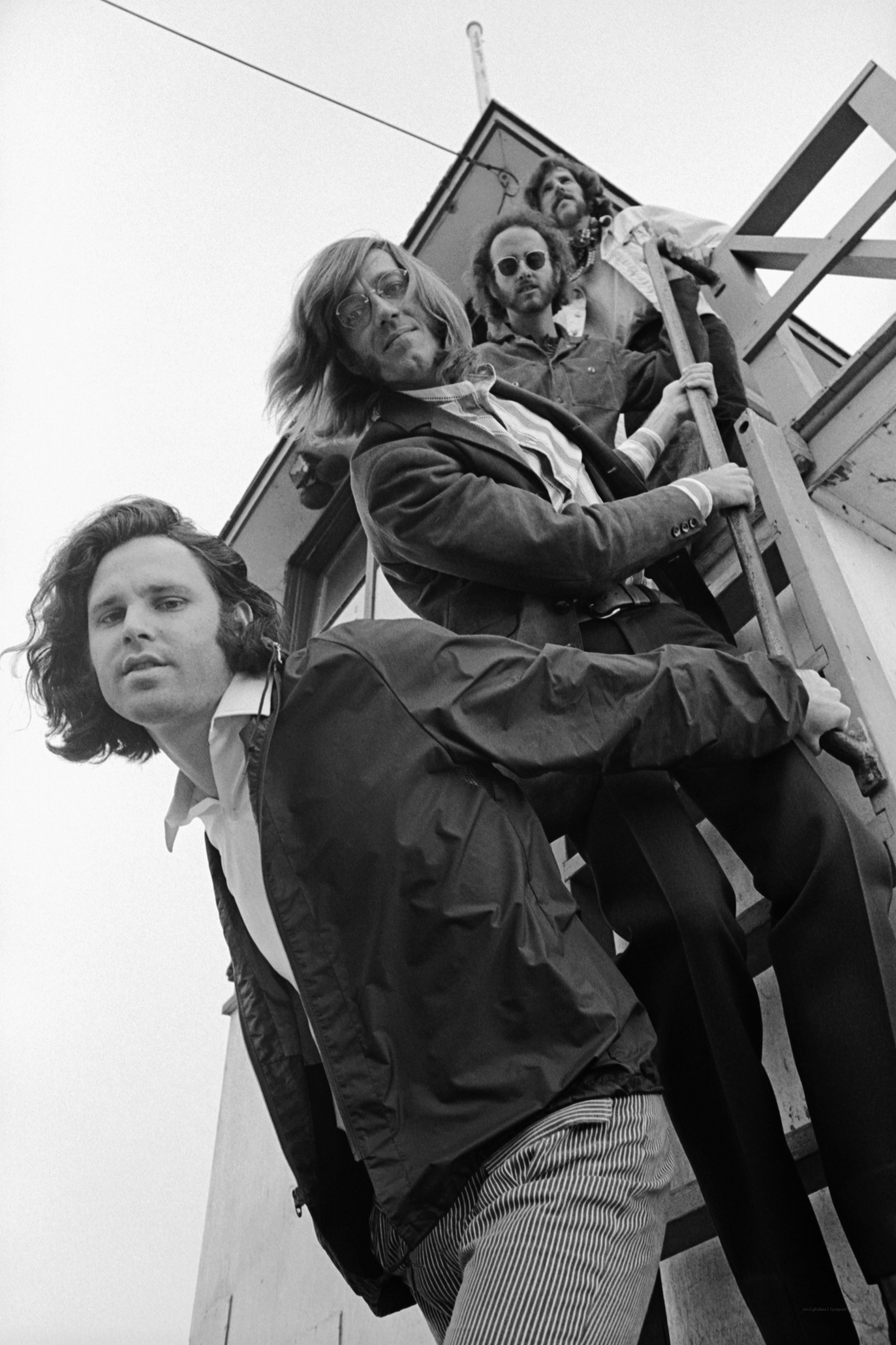 band on a ladder