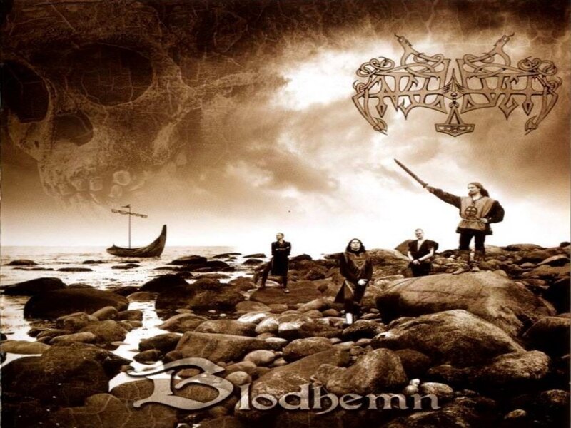 Band on Rocky Shore — Brown