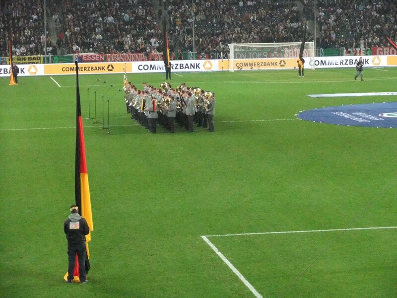 Band on Soccer Field