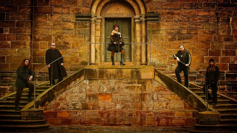 Band on Stone Stairs — Brown