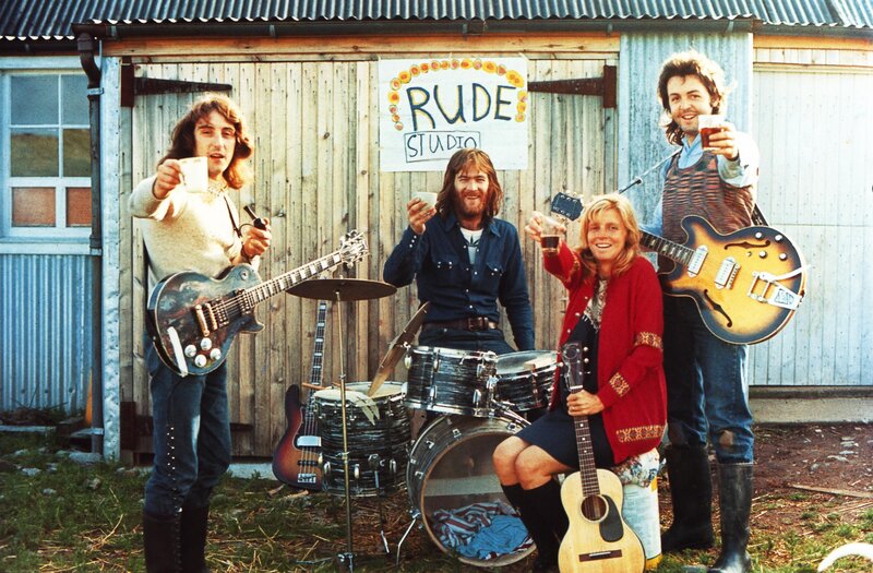 Band Outside Studio