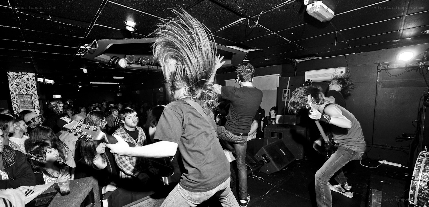 Band performing at a concert