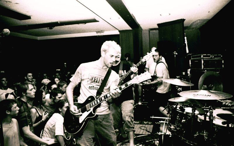 Band performing at a concert