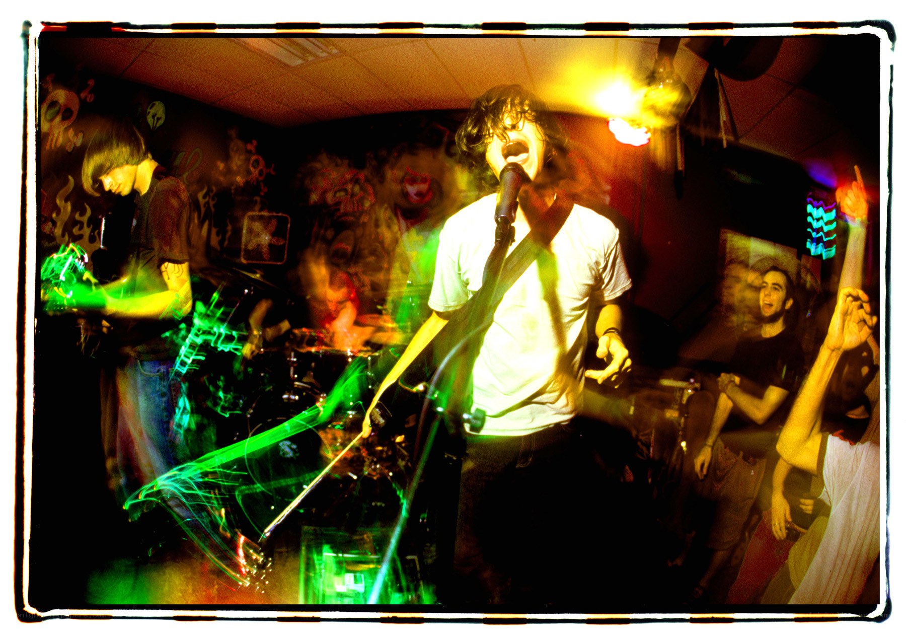 Band performing at a live show