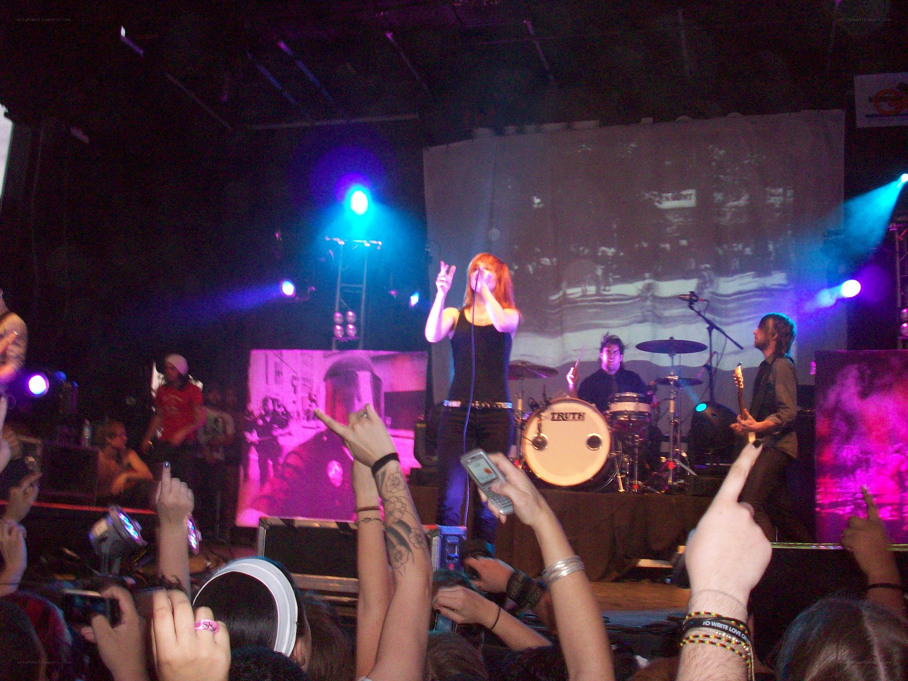 band performing at concert