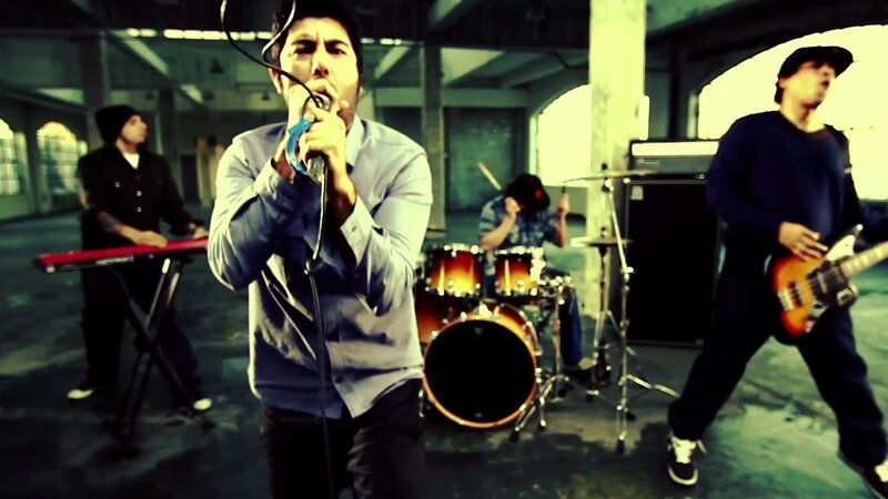 band performing in warehouse