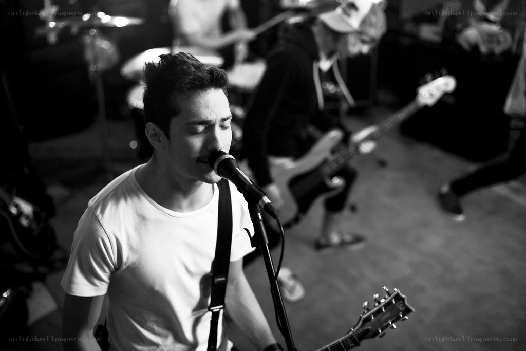 band performing live on stage